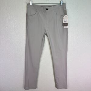 Vuori Meta Pant Mens 32 Performance Workwear Travel Athletic Slim Vapor NEW